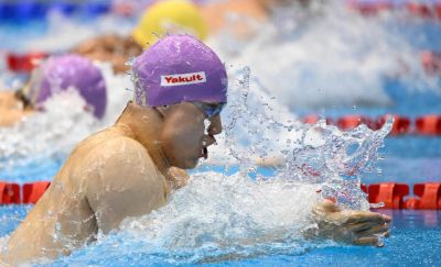 福冈游泳世锦赛：中国队勇夺两金创造纪录之夜
