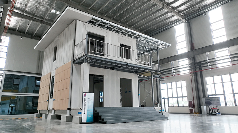安徽建工智能制造公司生产的装配式钢结构建筑。安徽建工集团供图