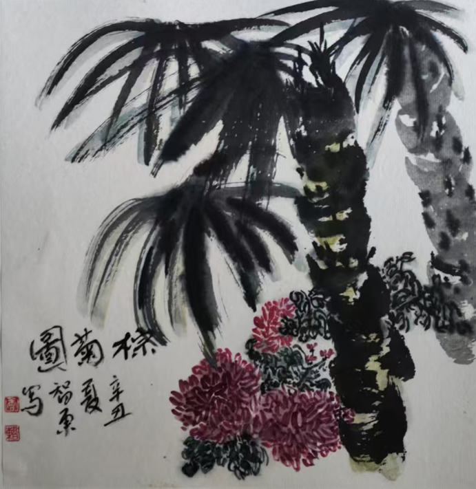 厚来斋中写苍鹰 笔墨凌云铸精神——唐智东艺术成就评述1238.png