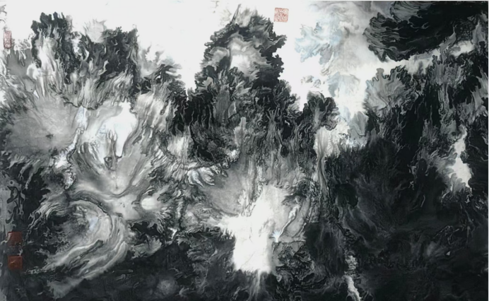 虚实之间,灵韵新生——评刘冯的元宇宙水墨山水画954.png