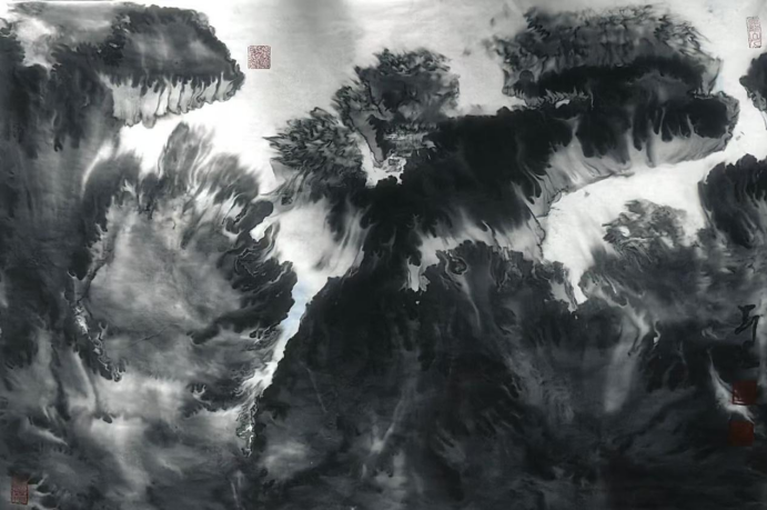 虚实之间,灵韵新生——评刘冯的元宇宙水墨山水画1131.png