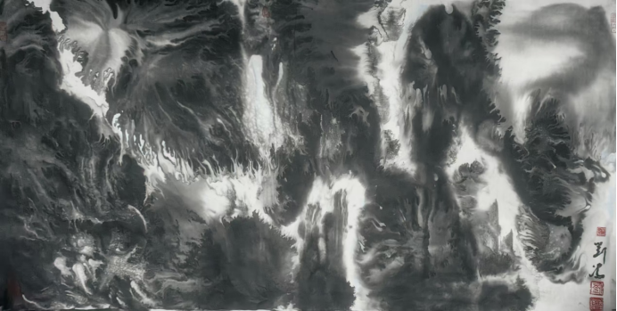 虚实之间,灵韵新生——评刘冯的元宇宙水墨山水画1126.png
