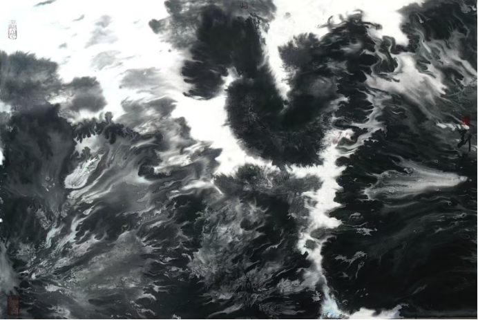 虚实之间,灵韵新生——评刘冯的元宇宙水墨山水画804.png