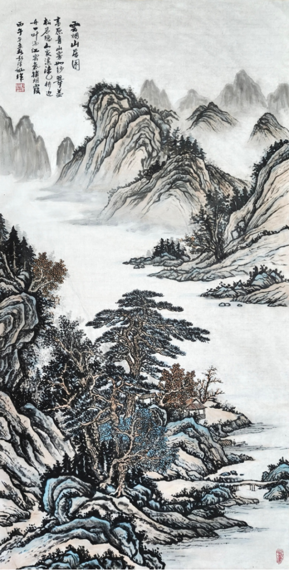 挥笔写天地·泼墨绘山河——彭泽讯老师艺术作品赏析4055.png