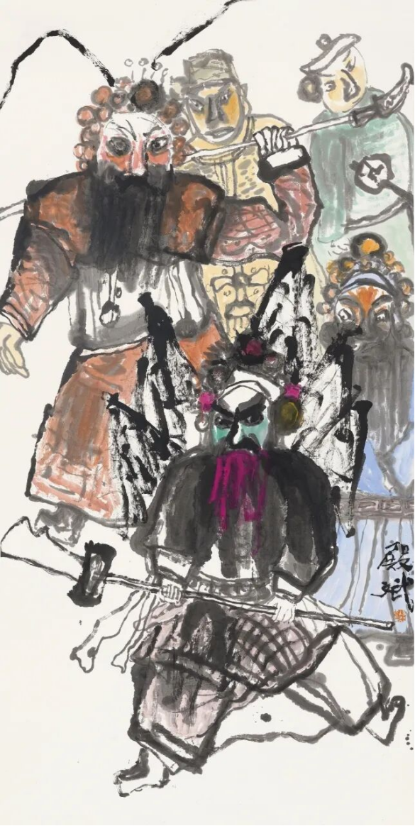 墨染梨园事 · 笔写戏中人——杨殿斌老师艺术作品集468.png