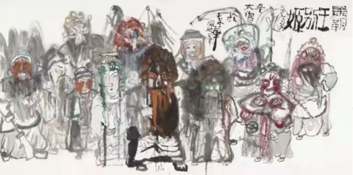墨染梨园事 · 笔写戏中人——杨殿斌老师艺术作品集231.png