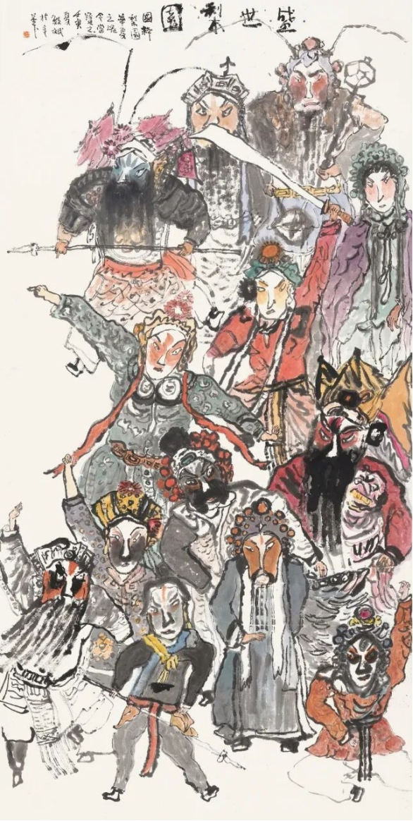 墨染梨园事 · 笔写戏中人——杨殿斌老师艺术作品集470.png